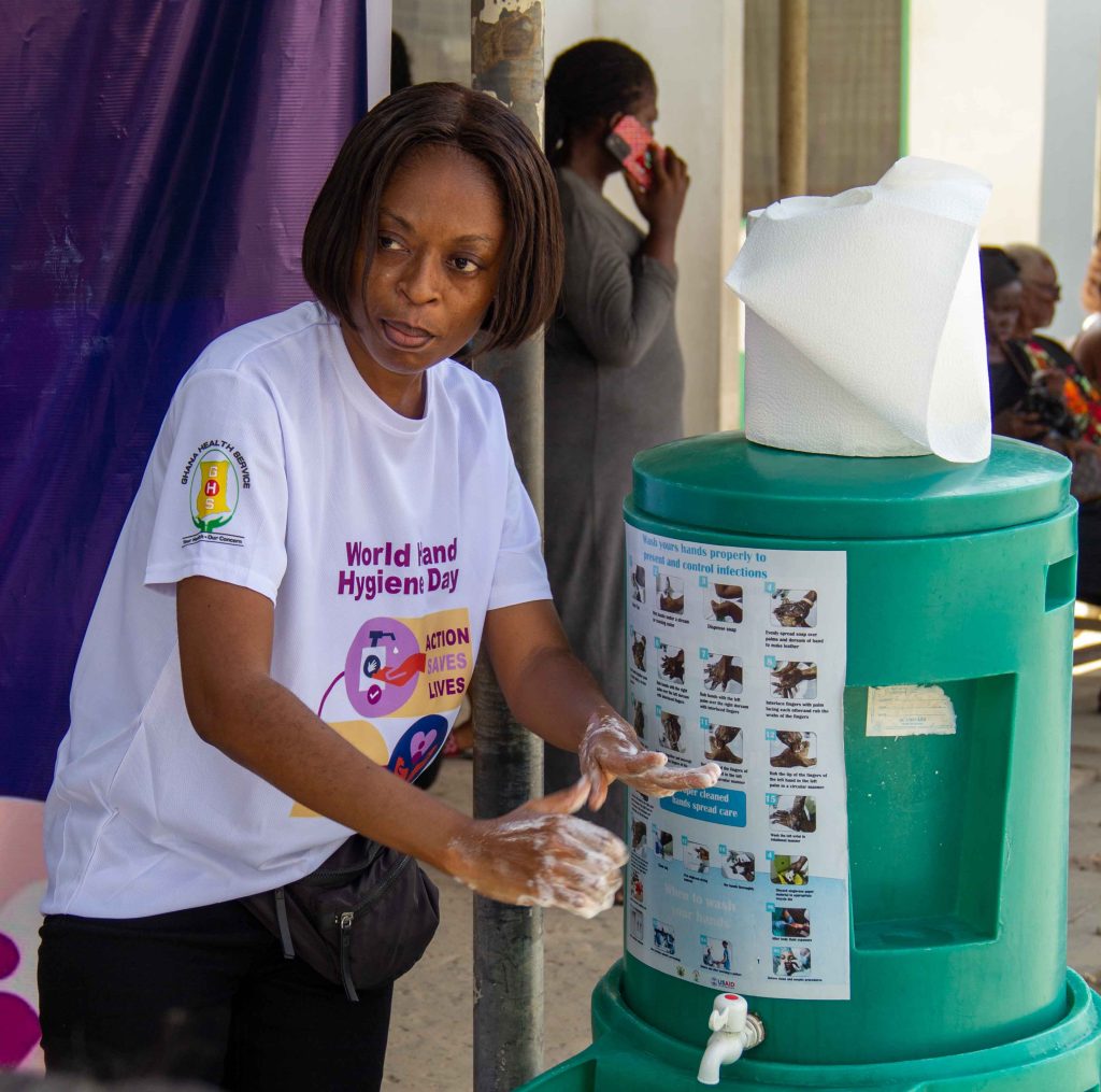 Ga West Municipal Hospital Marks World Hand Hygiene Day with Practical Demonstrations